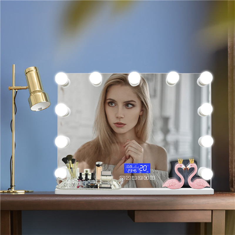 Beauty Cosmetic Touch Screen โต๊ะเครื่องแป้งเครื่องสำอางแต่งหน้า miror ด้วยบลูทู ธ